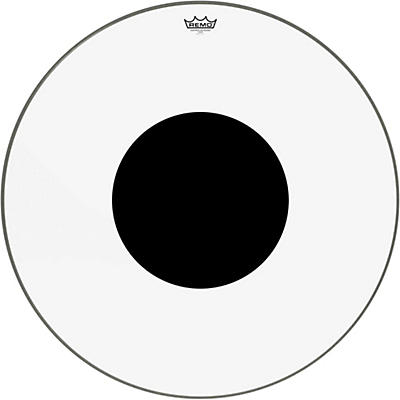 Remo Controlled Sound Clear With Black Dot Bass Drum Head