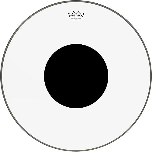 Remo Controlled Sound Clear with Black Dot Bass Drum Head 24 in.