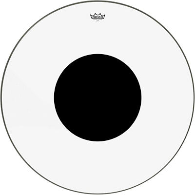 Remo Controlled Sound Clear with Black Dot Bass Drum Head