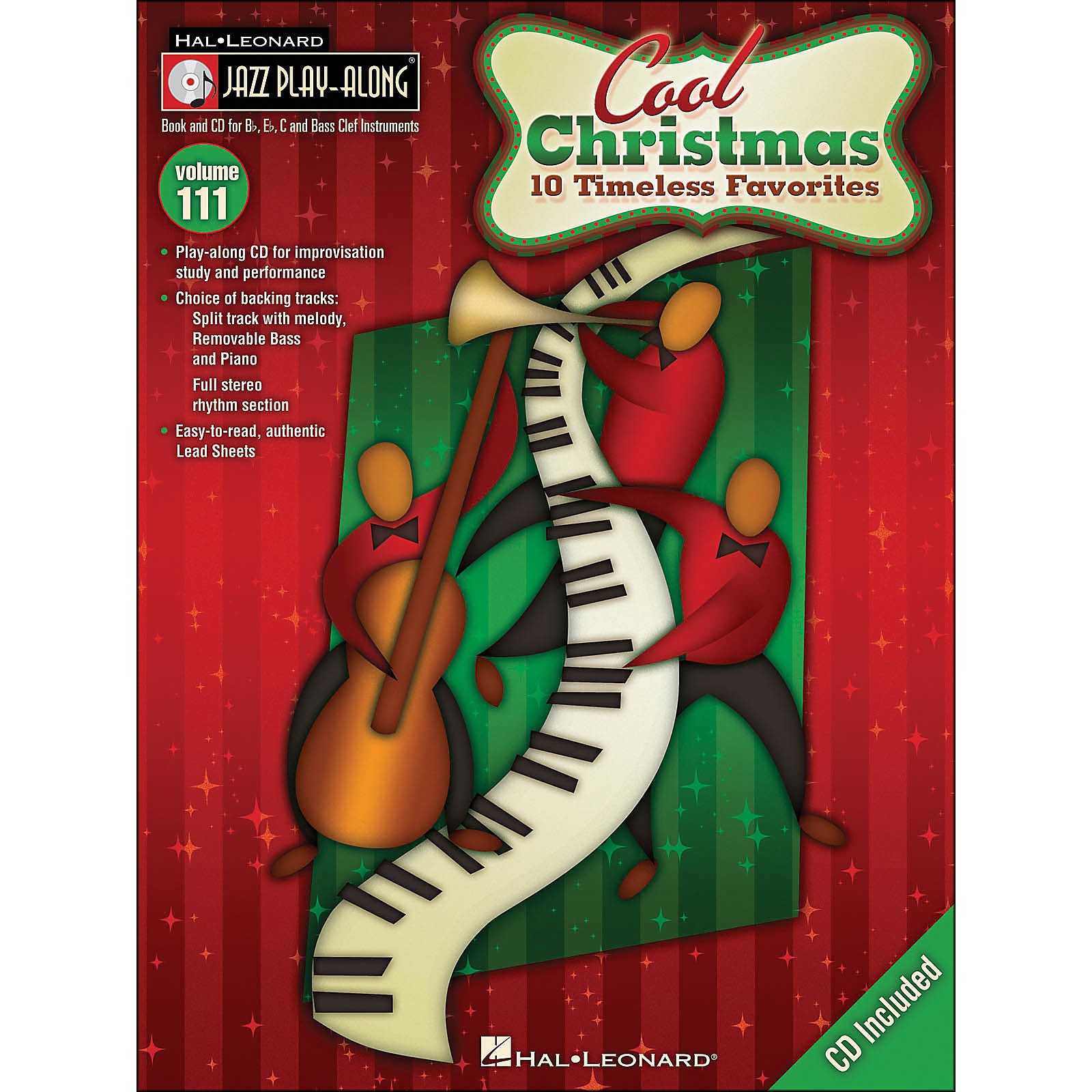 Hal Leonard Cool Christmas - Jazz Play-Along Volume 111 (CD/Pkg) | Musician's Friend
