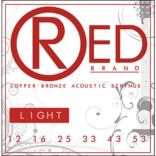 Copper Bronze Acoustic Guitar Strings - Light