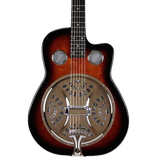 Copper Mountain Roundneck Left-Handed Resonator Guitar