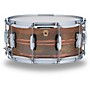 Ludwig Copper Phonic Smooth Snare Drum 14 x 6.5 in. Raw Smooth Finish with Imperial Lugs