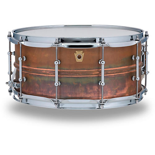 Ludwig Copper Phonic Smooth Snare Drum Condition 1 - Mint 14 x 6.5 in. Raw Smooth Finish with Tube Lugs