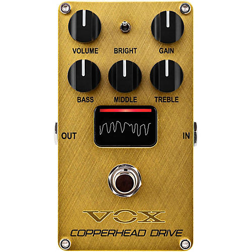VOX Copperhead Drive - Valve Distortion Pedal Copper