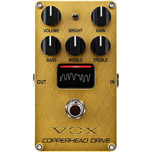 Vox Copperhead Drive - Valve Distortion Pedal Condition 1 - Mint Copper