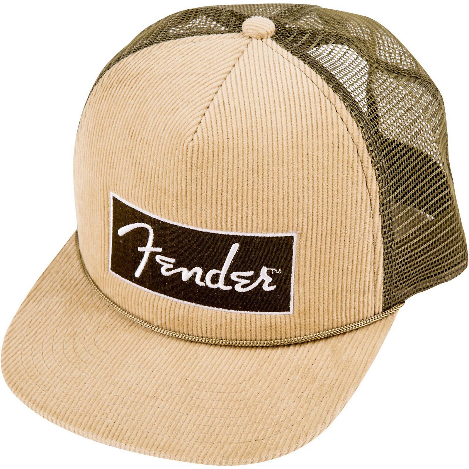 Fender Corduroy Trucker Cap, One Size | Musician's Friend