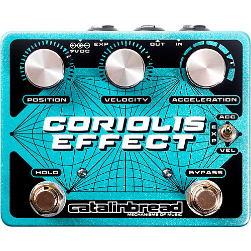 Catalinbread Coriolis Effect Sustainer/Wah/Filter/Pitch Shifter/Harmonizer Effects Pedal Condition 1 - Mint Teal Sparkle