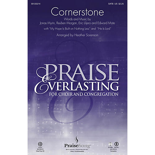 Cornerstone CHOIRTRAX CD by Hillsong Arranged by Heather Sorenson