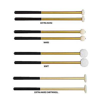 Vic Firth Corpsmaster Multi-Tenor Mallets Aluminum Shaft