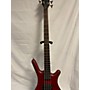 Used Warwick Corvette 4 String Electric Bass Guitar Red