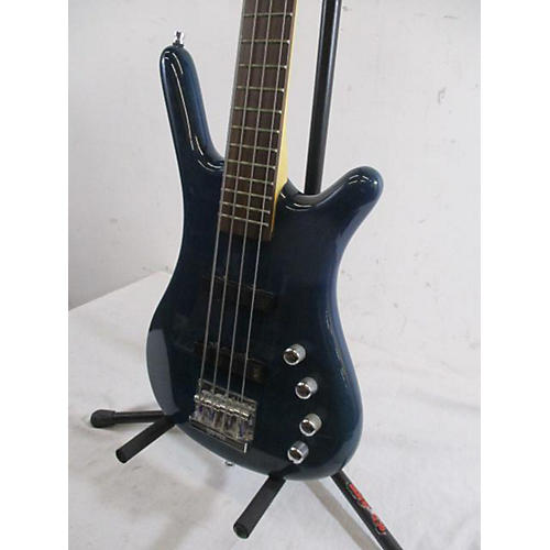 RockBass by Warwick Corvette Electric Bass Guitar Turquoise Blue