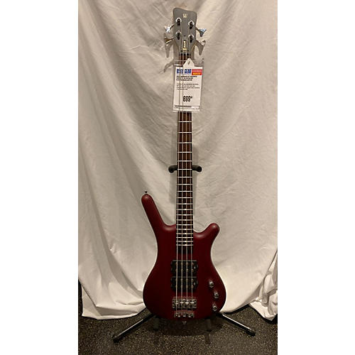 RockBass by Warwick Corvette $$ Electric Bass Guitar Satin Red