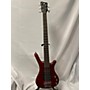 Used RockBass by Warwick Corvette $$ Electric Bass Guitar Red