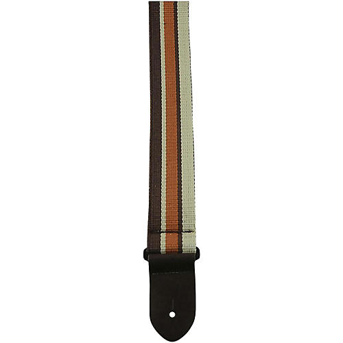 Cotton Brown Stripped Guitar Strap