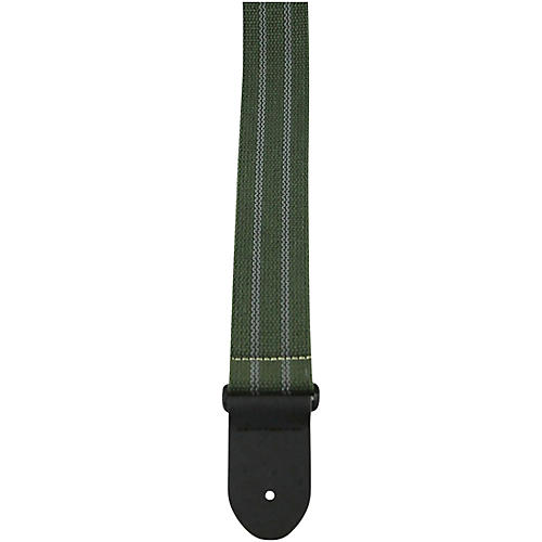 Cotton Guitar Strap With No Slip Rubber Accents