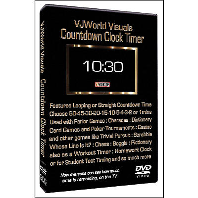 Hal Leonard Countdown Clock Timer VJ World Visuals