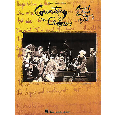 Hal Leonard Counting Crows - August & Everything After Piano, Vocal, Guitar Songbook