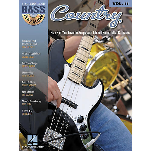 Country - Bass Play-Along Volume 11 Book/CD