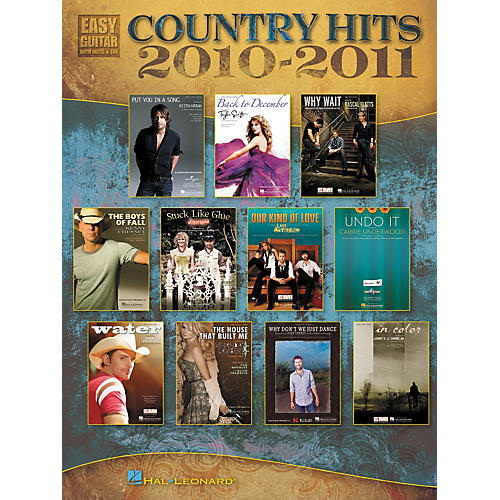 Country Hits Of 2010-2011 - Easy Guitar With Tab