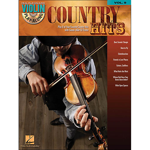 Country Hits Violin Play-Along Volume 9 (Book/CD)