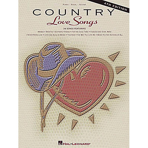 Country Love Songs - 4th Edition Piano, Vocal, Guitar Songbook