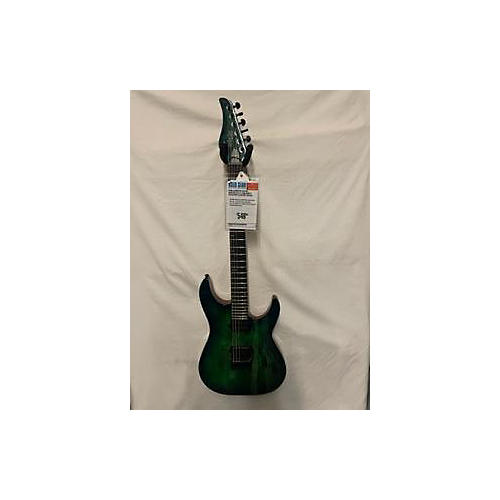 Schecter Guitar Research Cr-6 Solid Body Electric Guitar aquaburst