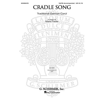 G. Schirmer Cradle Song SATB arranged by Marie Pooler