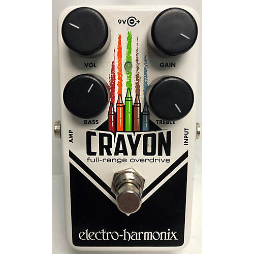 Electro-Harmonix Crayon Full Range Overdrive Effect Pedal