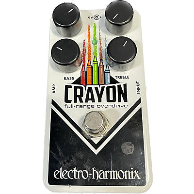 Electro-Harmonix Crayon Full Range Overdrive Effect Pedal