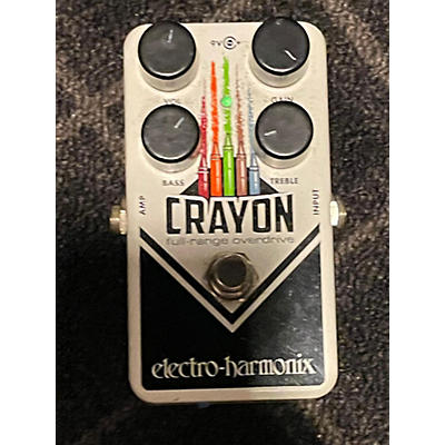 Electro-Harmonix Crayon Full Range Overdrive Effect Pedal