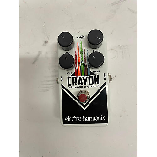 Electro-Harmonix Crayon Full Range Overdrive Effect Pedal