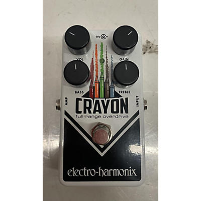 Electro-Harmonix Crayon Full Range Overdrive Effect Pedal