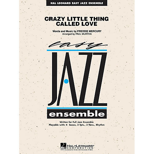 Hal Leonard Crazy Little Thing Called Love Jazz Band Level 2 Arranged by Paul Murtha