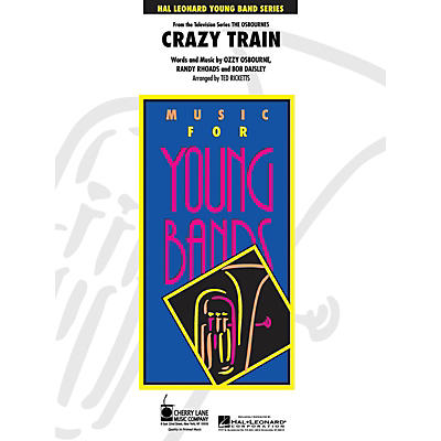 Cherry Lane Crazy Train - Young Concert Band Level 3 by Ted Ricketts