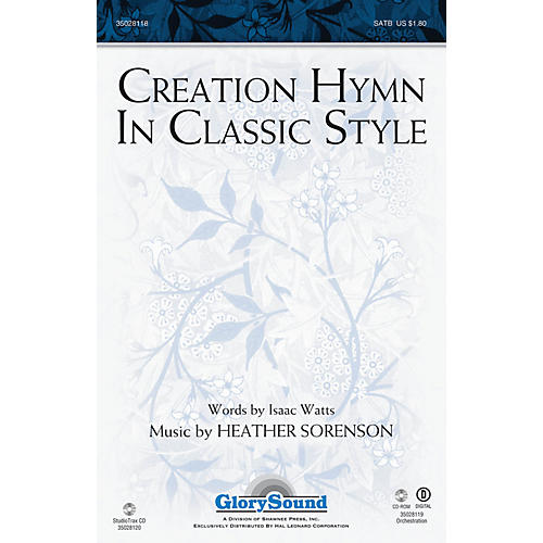 Creation Hymn In Classic Style Studiotrax CD Composed by Heather Sorenson