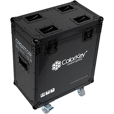 ColorKey Creator Flight Case for Two Beam 150 with Casters Black