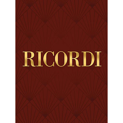 Ricordi Credidi propter quod locutus sum RV605 Study Score Composed by Antonio Vivaldi Edited by Michael Talbot