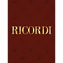 Ricordi Credidi propter quod locutus sum RV605 Study Score Composed by Antonio Vivaldi Edited by Michael Talbot