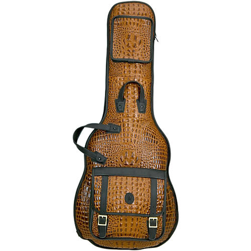 'Crocodile' Leather Electric Guitar Gig Bag