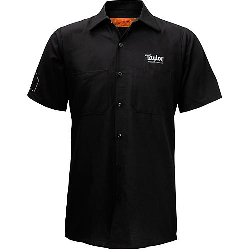 Taylor Crown Logo Work Shirt X Large Black