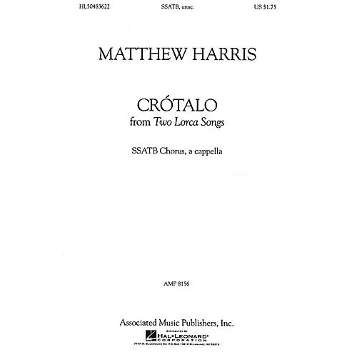 Associated Crótalo (SSATB a cappella) SSATB A Cappella composed by Matthew Harris