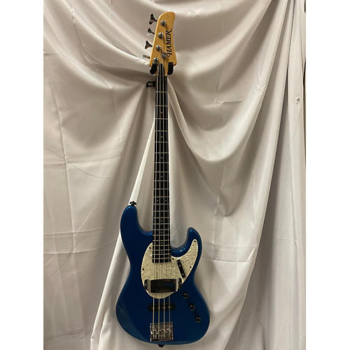 Hamer Cruise Electric Bass Guitar Blue