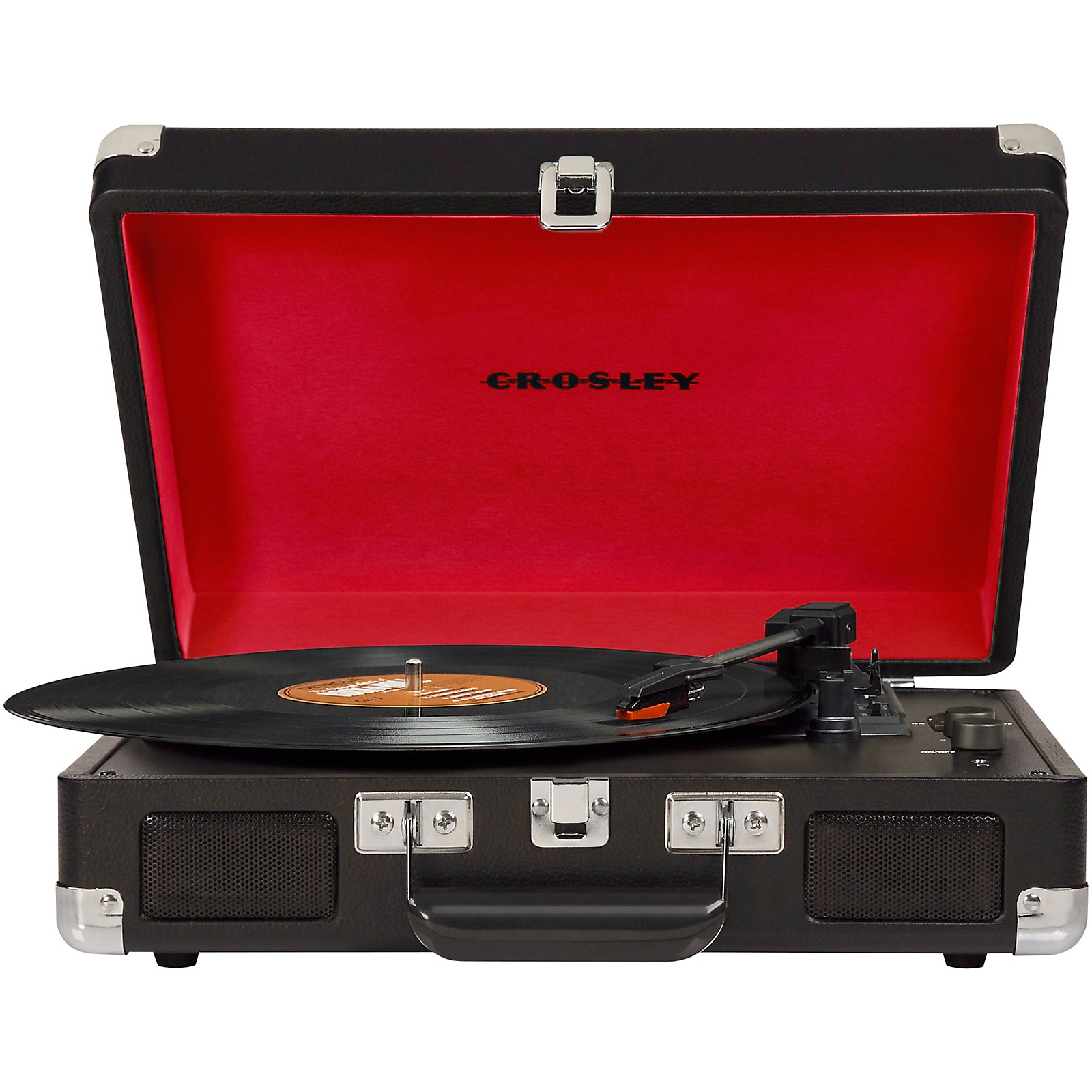 Crosley Cruiser Deluxe Portable Turntable Vinyl Record Player with