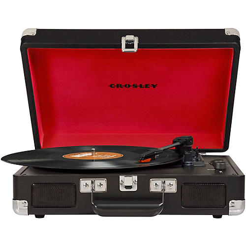 Cruiser Deluxe Portable Turntable Vinyl Record Player with Built-in Speaker