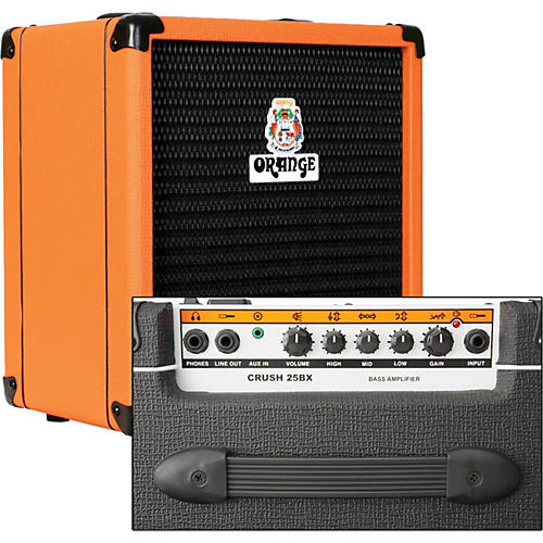 Orange Amplifiers Crush Pix Cr25bx 25w 1x8 Bass Combo Amp Musician S Friend