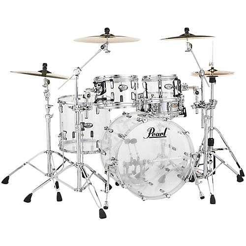 Pearl Crystal Beat 4-Piece New Fusion Shell Pack Ultra Clear