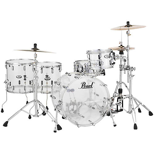 Pearl Crystal Beat 4-Piece Rock Shell Pack Ultra Clear