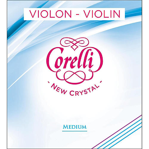 Corelli Crystal Violin D String 4/4 Size Medium Loop End