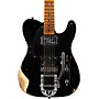 Fender Custom Shop CuNiFe Blackguard Telecaster Heavy Relic Electric Guitar Black